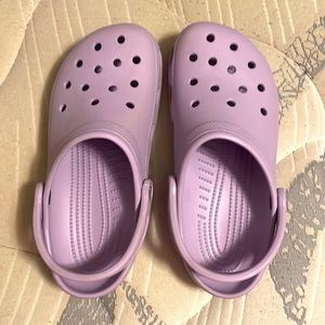 Purple Crocs